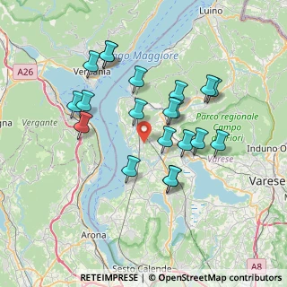 Mappa Via XX Settembre, 21020 Monvalle VA, Italia (6.7005)