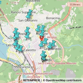 Mappa Via Filzi Fabio, 23900 Lecco LC, Italia (0.9305)