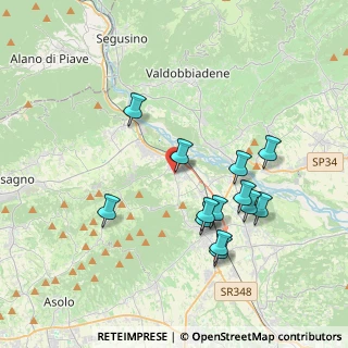 Mappa Via Cavallea, 31040 Pederobba TV, Italia (3.64308)