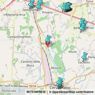 Mappa Via Julia Augusta, 33052 Cervignano del Friuli UD, Italia (3.421)