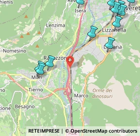 Mappa Stazione, 38068 Mori TN, Italia (2.93167)