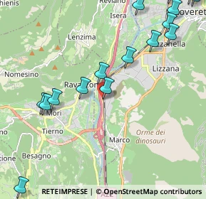 Mappa Stazione, 38068 Mori TN, Italia (2.78563)