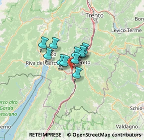 Mappa Stazione, 38068 Mori TN, Italia (6.68091)