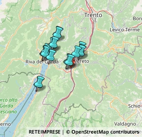Mappa Stazione, 38068 Mori TN, Italia (9.62263)