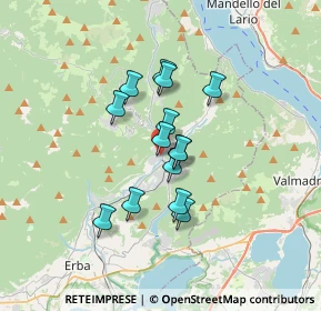 Mappa Via Luigi Oltolina, 22033 Asso CO, Italia (2.44786)