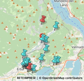 Mappa Via Luigi Oltolina, 22033 Asso CO, Italia (4.8095)