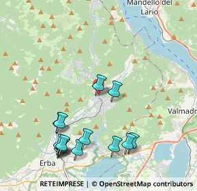 Mappa Via Dott. Luigi Oltolina, 22033 Asso CO, Italia (4.58714)