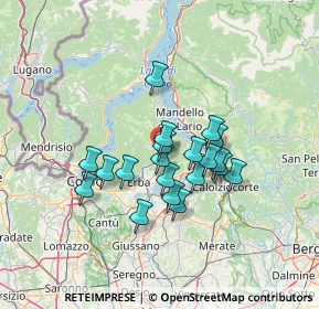 Mappa Via Luigi Oltolina, 22033 Asso CO, Italia (10.379)