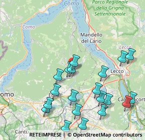 Mappa Via Luigi Oltolina, 22033 Asso CO, Italia (9.11)