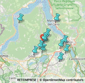 Mappa Via Luigi Oltolina, 22033 Asso CO, Italia (5.6875)