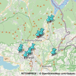 Mappa Via Monte Bisbino, 21056 Induno Olona VA, Italia (3.74538)