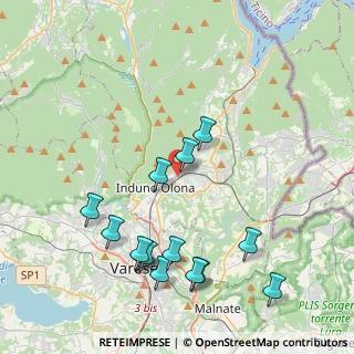 Mappa Via Monte Bisbino, 21056 Induno Olona VA, Italia (4.44786)