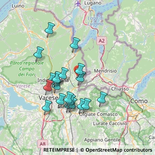 Mappa Via Martiri Ignoti, 21059 Viggiù VA, Italia (6.8995)