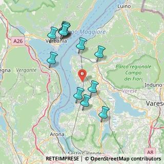 Mappa Via Sotto Monte, 21020 Monvalle VA, Italia (7.81538)