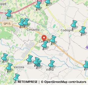 Mappa Via Chiesa, 31013 Codogné TV, Italia (2.83412)