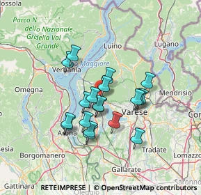 Mappa Contrada Mulini, 21034 Cocquio-trevisago VA, Italia (10.88789)