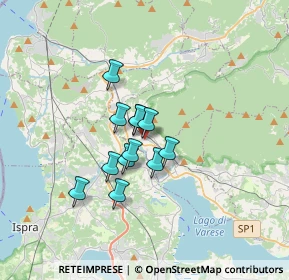 Mappa Contrada Mulini, 21034 Cocquio-trevisago VA, Italia (2.2225)