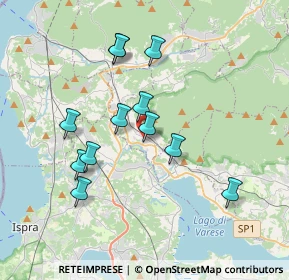 Mappa Contrada Mulini, 21034 Cocquio-trevisago VA, Italia (3.3425)