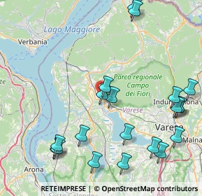 Mappa Contrada Mulini, 21034 Cocquio-trevisago VA, Italia (10.085)