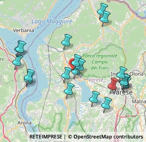 Mappa Contrada Mulini, 21034 Cocquio-trevisago VA, Italia (8.4975)