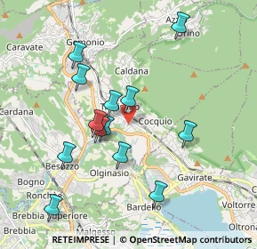 Mappa Contrada Mulini, 21034 Cocquio-trevisago VA, Italia (1.8)