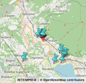 Mappa Contrada Mulini, 21034 Cocquio-trevisago VA, Italia (1.43636)