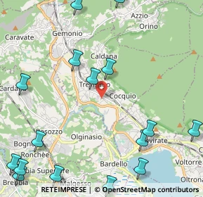 Mappa Contrada Mulini, 21034 Cocquio-trevisago VA, Italia (3.3715)