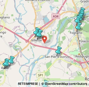 Mappa Via Trieste, 34070 Villesse GO, Italia (2.85857)