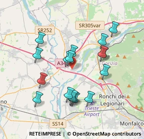 Mappa Via Trieste, 34070 Villesse GO, Italia (3.47176)