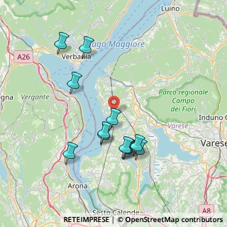 Mappa Via dell'Acquedotto, 21020 Monvalle VA, Italia (7.325)