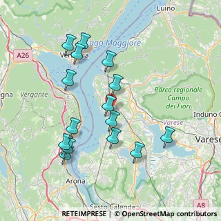 Mappa Via dell'Acquedotto, 21020 Monvalle VA, Italia (7.62933)