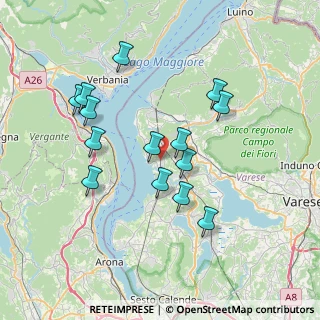 Mappa Via dell'Acquedotto, 21020 Monvalle VA, Italia (6.855)