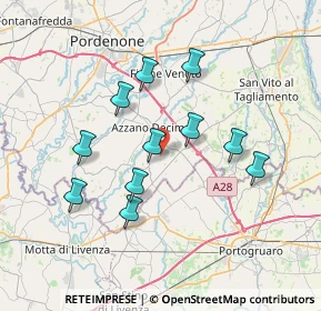 Mappa Via Villabiesa, 33083 Chions PN, Italia (6.43091)