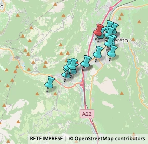 Mappa Via Dante, 38065 Mori TN, Italia (2.9)