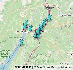 Mappa Via Dante, 38065 Mori TN, Italia (7.06154)