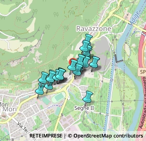 Mappa Via Dante, 38065 Mori TN, Italia (0.25769)