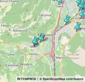 Mappa Via Dante, 38065 Mori TN, Italia (3.03909)