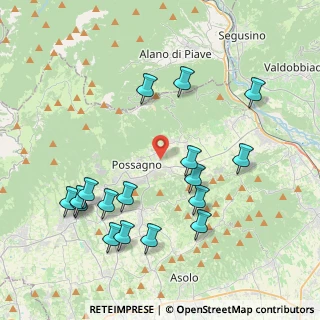 Mappa Borgo Filanda, 31044 Cavaso del Tomba TV, Italia (4.38)