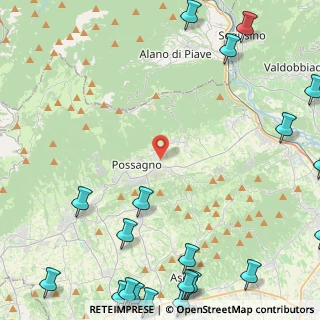 Mappa Borgo Filanda, 31044 Cavaso del Tomba TV, Italia (7.4545)