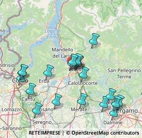 Mappa Via del Maglio, 23868 Valmadrera LC, Italia (16.0485)