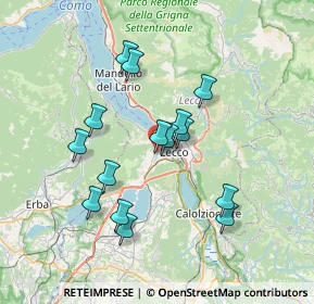 Mappa Via del Maglio, 23868 Valmadrera LC, Italia (6.40733)