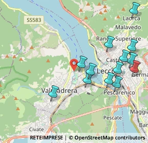 Mappa Via del Maglio, 23868 Valmadrera LC, Italia (2.16)