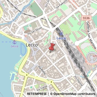 Mappa Via Camillo Benso Conte di Cavour, 60h, 23900 Lecco, Lecco (Lombardia)