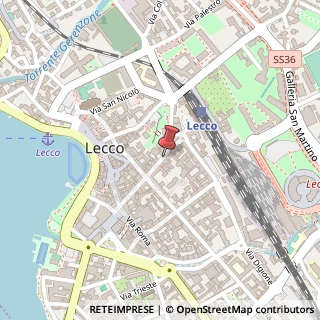 Mappa Via Camillo Benso Conte di Cavour, 90, 23900 Lecco, Lecco (Lombardia)