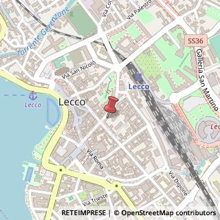 Mappa Via Camillo Benso Conte di Cavour, 54, 23900 Lecco, Lecco (Lombardia)