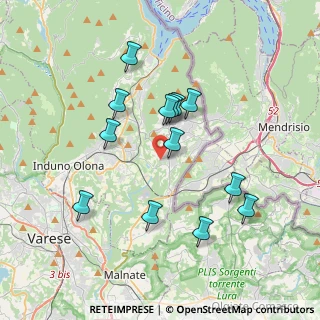 Mappa Via alle Sorgenti, 21059 Viggiù VA, Italia (3.40846)