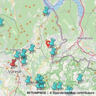 Mappa Via alle Sorgenti, 21059 Viggiù VA, Italia (6.4605)