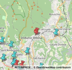 Mappa Via G.P. Porro, 21056 Induno Olona VA, Italia (3.50143)