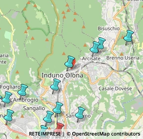 Mappa Via G.P. Porro, 21056 Induno Olona VA, Italia (3.11333)