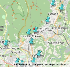 Mappa Via G.P. Porro, 21056 Induno Olona VA, Italia (2.67182)